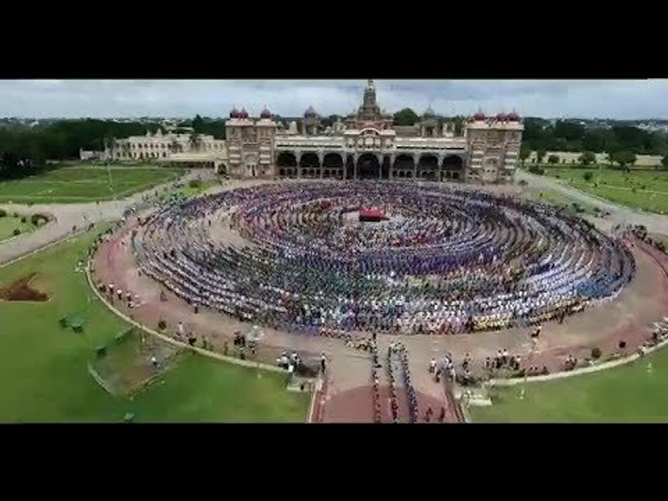 Preparations by students as Mysuru eyes Guinness record on International Yoga Day