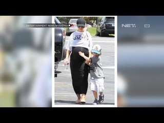 Penampilan Christina Aguilera saat hamil tua