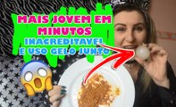 Adeus rugas e manchas do rosto - Você mais jovem em minutos 3 Ingredientes e gelo INACREDITAVEL