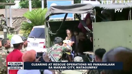 Download Video: Clearing at rescue operations ng pamahalaan sa Marawi City, matagumpay