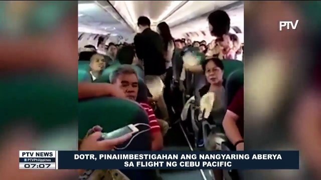 DOTr, pinaiimbestigahan ang nangyaring aberya sa flight ng Cebu Pacific