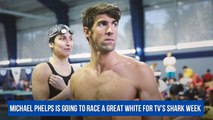 Michael Phelps is going to race a great white for TV’s Shark Week