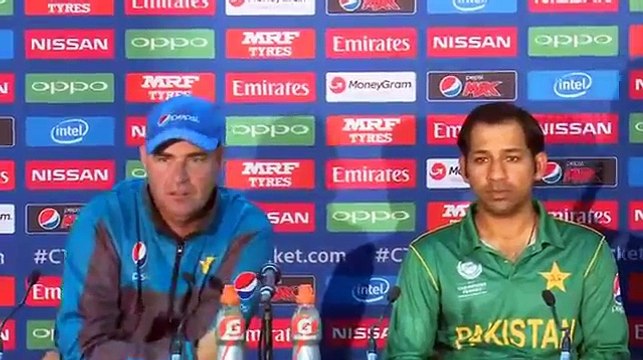 Sarfaraz Ahmed Press Confrence Before Pakistan vs India Champions Trophy Final