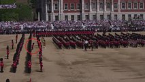 Guardsman collapses during Queen's birthday celebrations