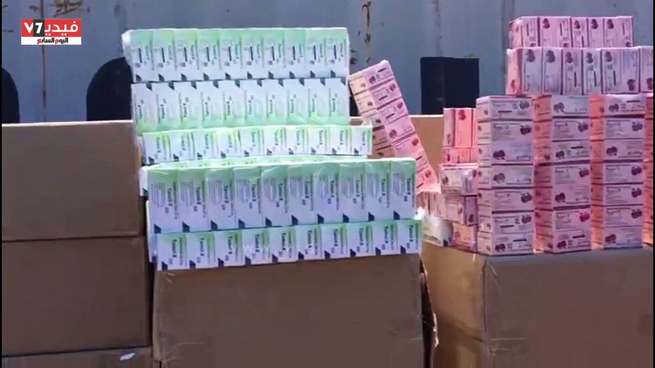 بالفيديو..شرطة محور قناة السويس تضبط 4 ملايين قرص مخدرمهربة داخل حاوية ببورسعيد