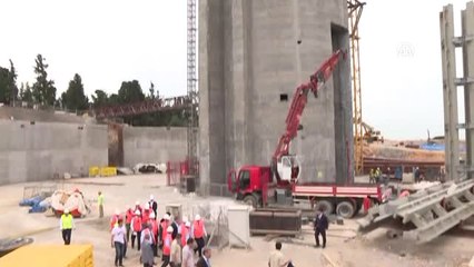 Bakan Arslan, Çamlıca Tv Radyo Kulesi Inşaatını Gezdi (1)