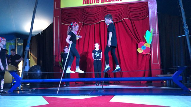 Spectacle de l'école de cirque de Bayeux
