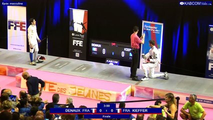FDJ - Finale Epee Hommes Tom Kieffer vs Mael Denaux