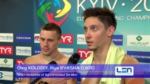 European Diving Championships - Kyiv 2017 - Illya KVASHA, Oleg KOLODIY (UKR) - Silver medalists of Synchronised 3m Men
