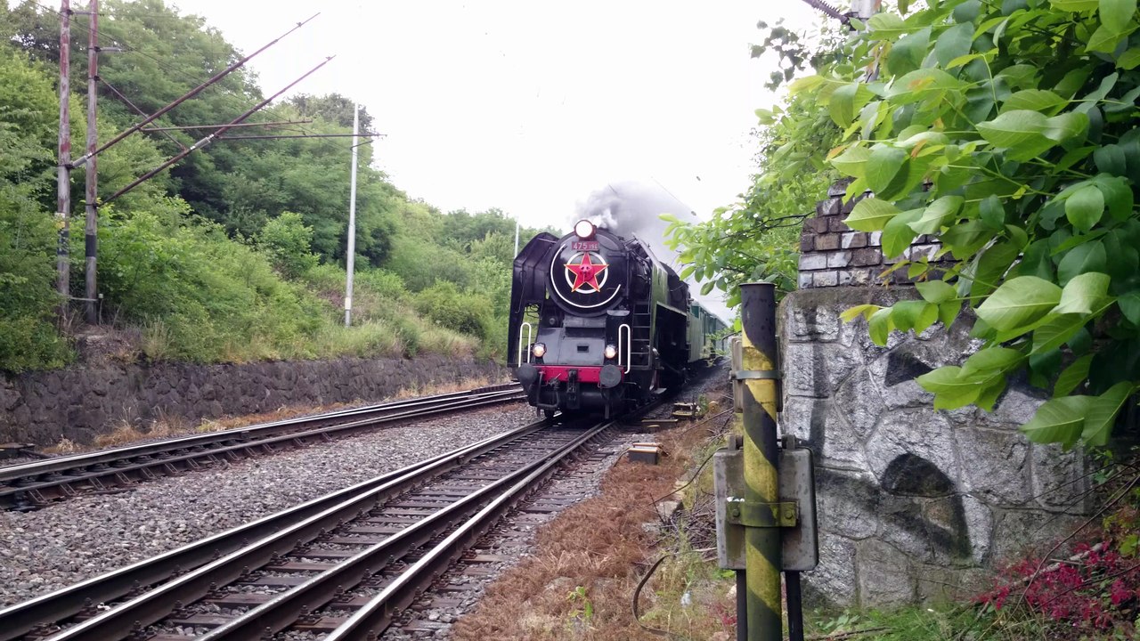 Prvý parný vlak (príchod)