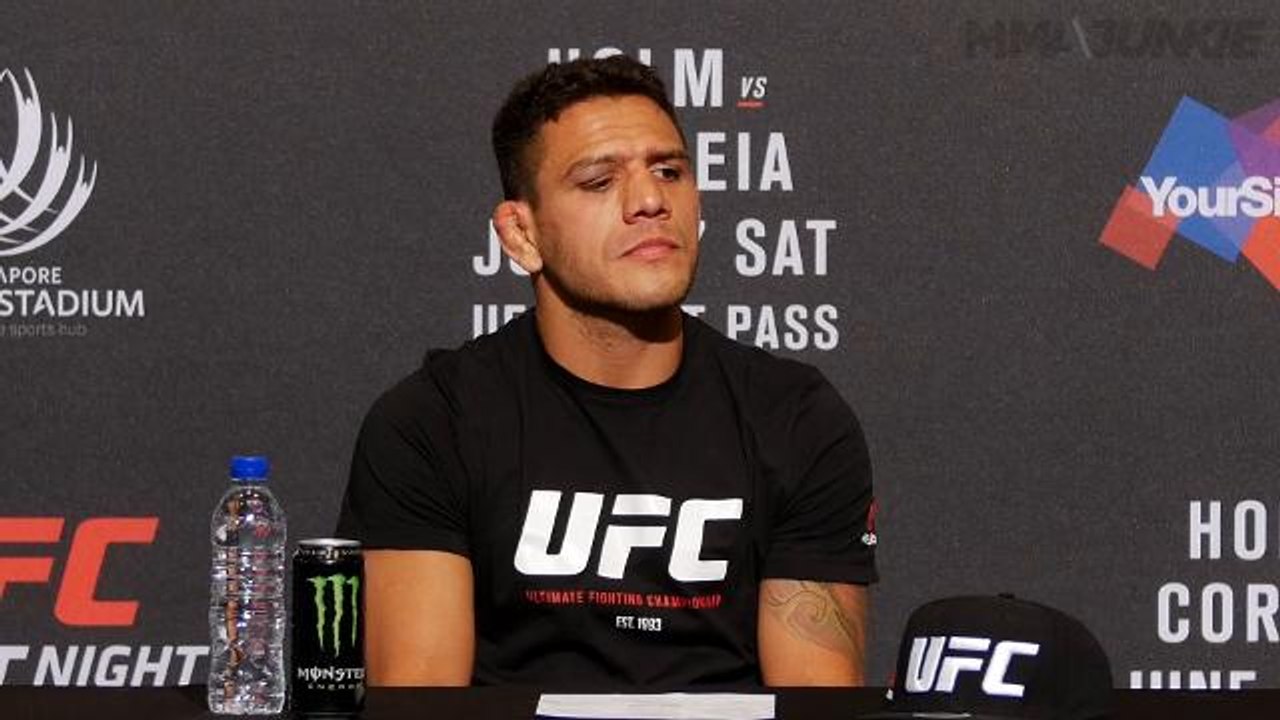 Rafael dos Anjos wants the welterweight belt one day, but vows to go step-by-step