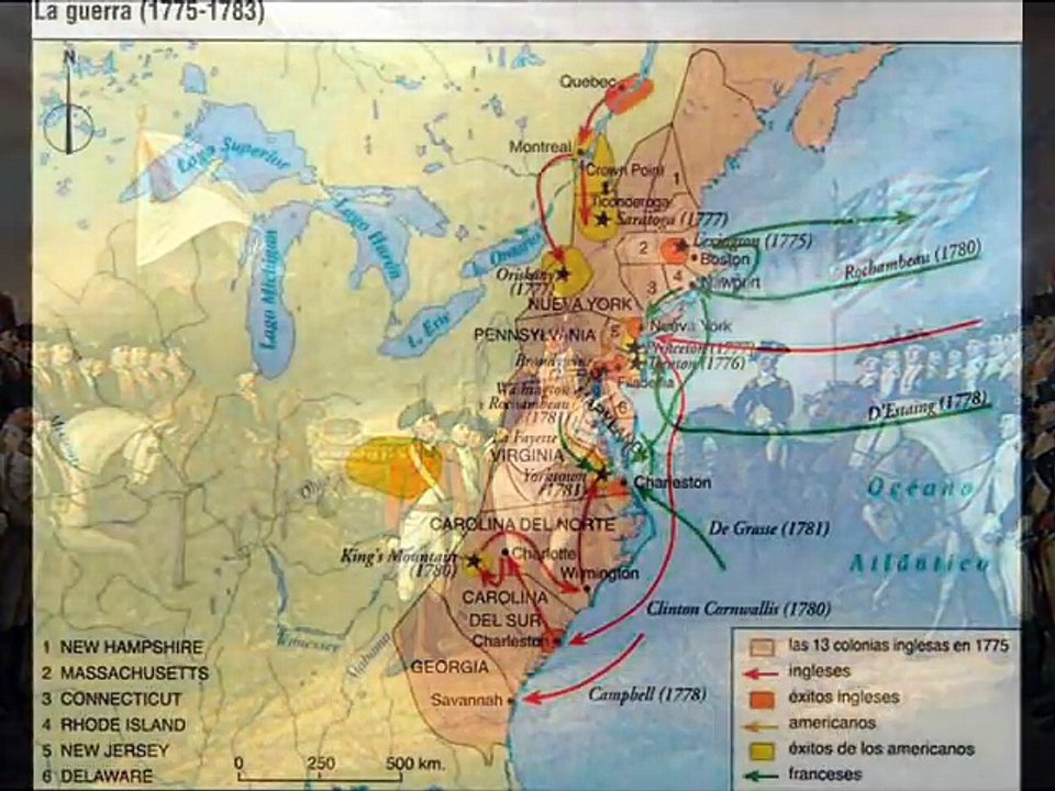 LA GUERRA DE INDEPENDENCIA DE EE. UU. (Año 1775) Pasajes de la historia (La rosa de los vientos)