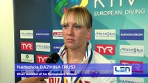 European Diving Championships - Kyiv 2017, Nadezhda BAZHINA (RUS) - Silver medalist of 1m Springboard Women