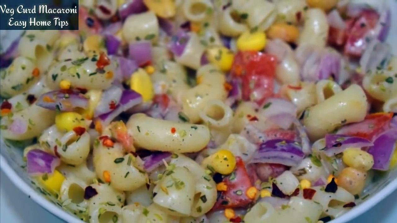 Tasty Oil Free Veg Macaroni Recipe - Macaroni Recipe In Hindi Breakfast Recipes Indian