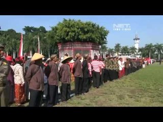 NET JATIM - Tampilkan pawai budaya dan pakaian jadul saat HUT Kota Blitar ke 108