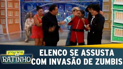 Elenco se assusta com invasão de zumbis - 16.06.17