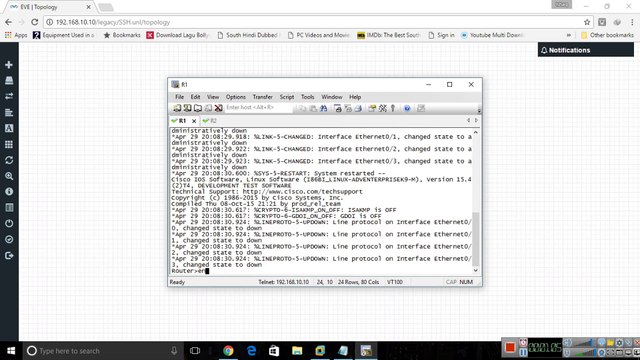 Configure SSH on Cisco Router