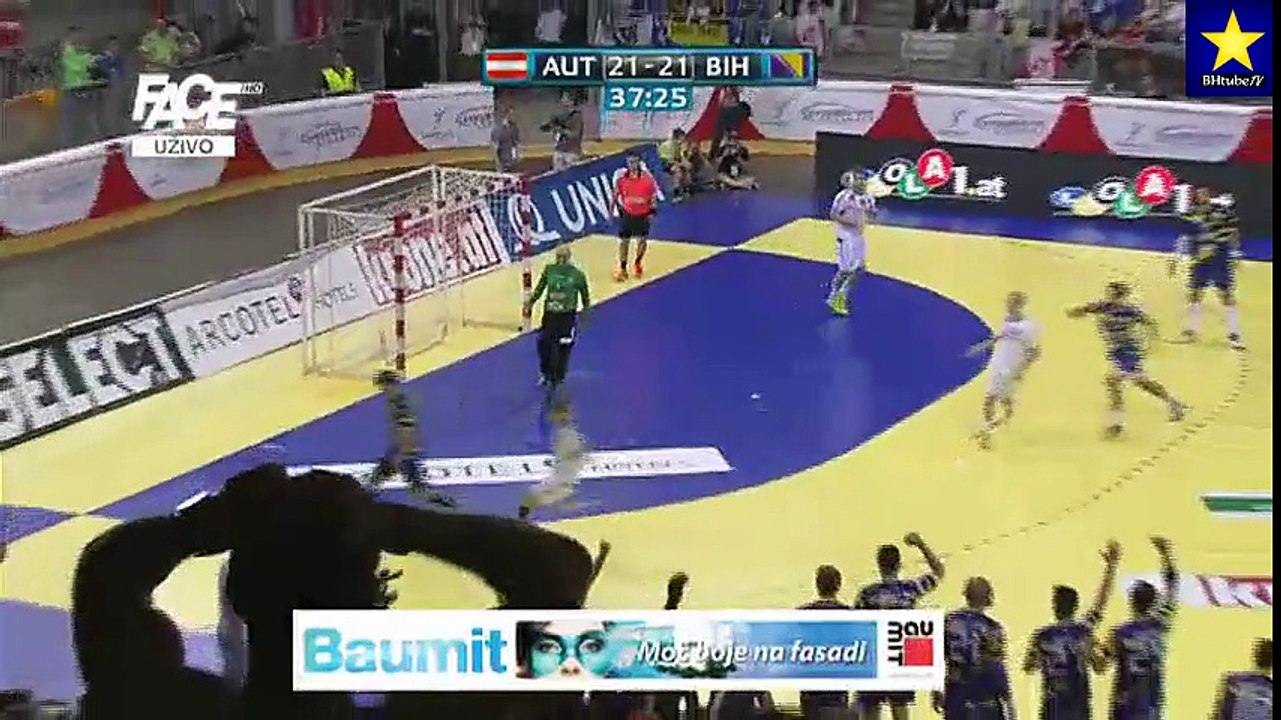 Austrija - BiH 34:32 - 2.poluvrijeme [Highlights] (17.6.2017)
