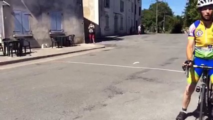 Arrivèe des GS à Champagne/Fontaine