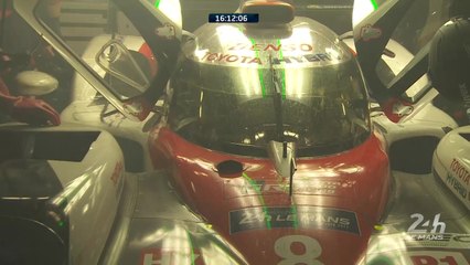 24 Heures du Mans: 22h45 début d'incendie sur la Toyota #8
