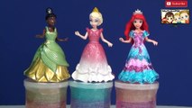 Ceniza vestidos congelado divertido resplandecer princesa masilla Disney magiclip color elsa rapunzel ariel