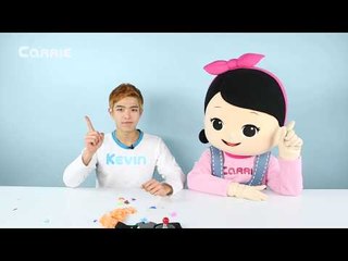 캐빈과 꼬마 캐리의 틱틱벌룬 장난감 게임 대결 놀이 l 캐리앤 플레이