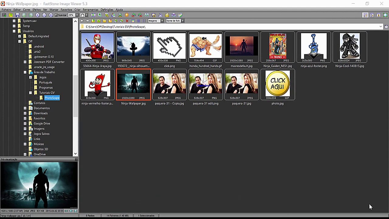 Programa de Edição e Visualização de imagem Free - FastStone Image Viewer  Windows 10 / 8.1 / 8 / 7 / Vista / XP