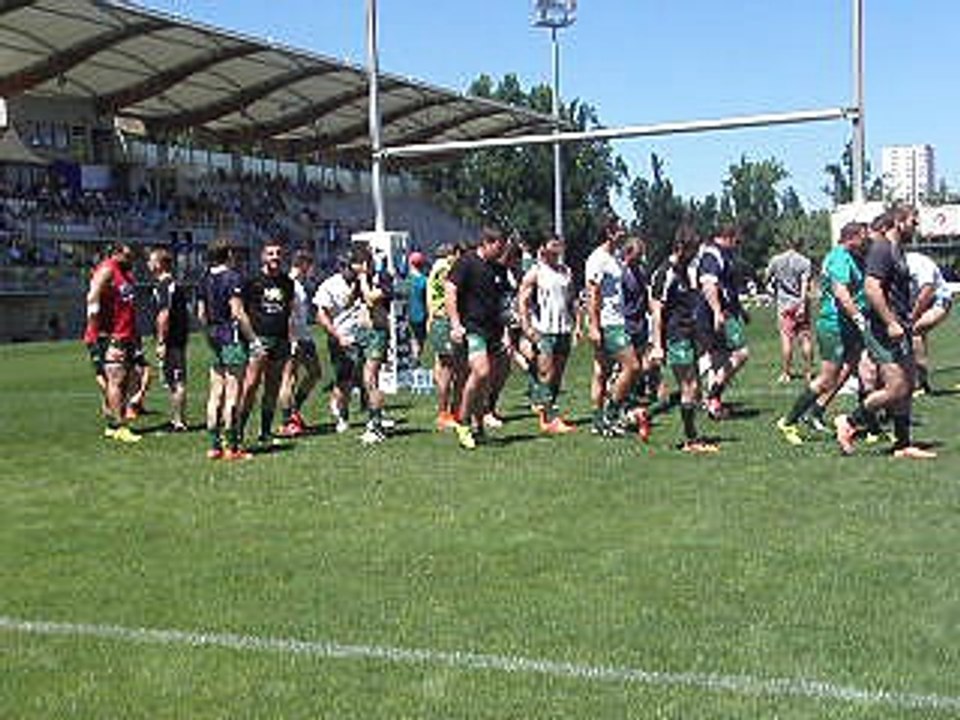 Les joueurs de rugby