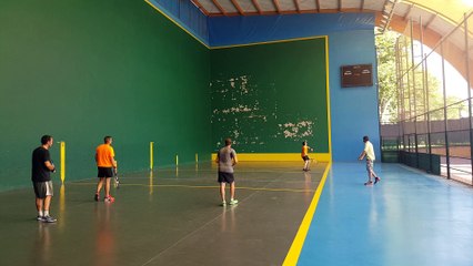 Frontenis open de Torrejón cuartos de final 1 set 3 ultimos tantos emocionantes