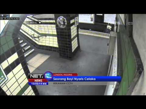 Bayi Nyaris Celaka di Stasiun Kereta - NET12