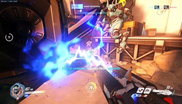 Belle partie bien équilibrée avec Winston sur Gibraltar en duoqueue avec Tryycks | Overwatch PC