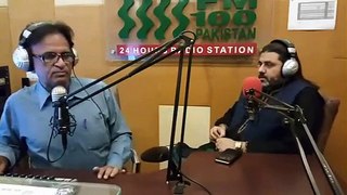 agha minhaj ajmal shobi fm 100 iftar transmission .,