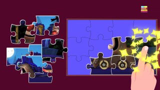 Scary forklift   puzzle for kids   jigsaw puzzle games   vehicle videos for children