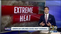 Excessive heat could delay flights from Sky Harbor