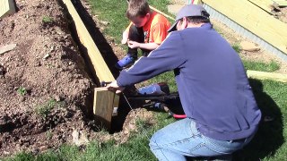 Building Garden Boxes With Underground Water Supply