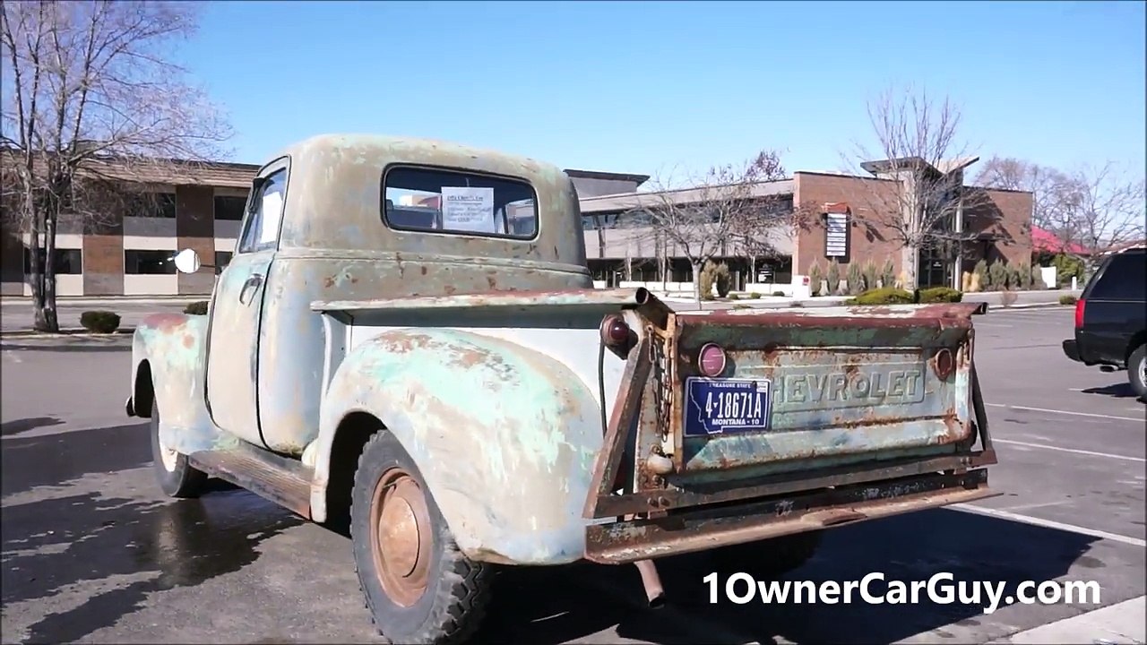 1951 Chevrolet 3100 Classic Pickup Truck Video Vintage Chevy