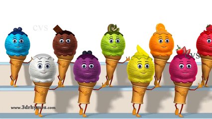 Ice Cream Song for Kids _ Learn Colors with Ice Cream for Children _ Baby Nursery Rhymes