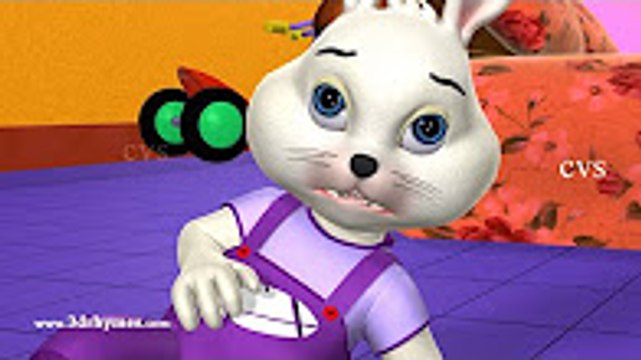 Five Little Rabbits Jumping on the Bed Nursery Rhyme More Kids Songs From CVS 3D Rhymes