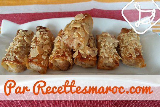 Cigares au Riz & Amandes - Rice & Almond Honey Rolls - سيكار بالروزو اللوز