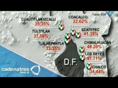 Así marchan los resultados en las elecciones municipales en Edomex