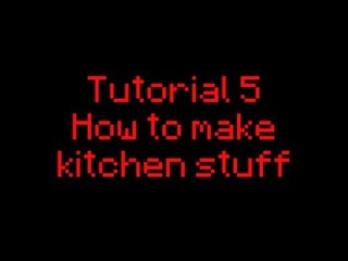 Minecraft Tutorial 5: How to make Kitchen Interior