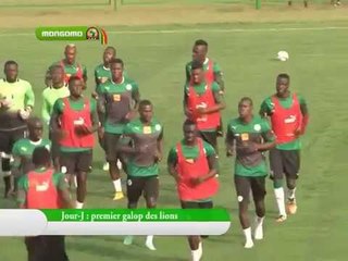 ENTRAINEMENT DES LIONS  AVEC CHEIKH TIDIANE GOMIS