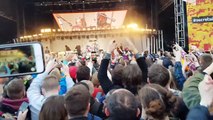 Foo Fighters Secret Solstice 2017 Harper Grohl playing the drums