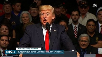 USA : Donald Trump revient sur l'accord de Barack Obama avec Cuba - Regardez