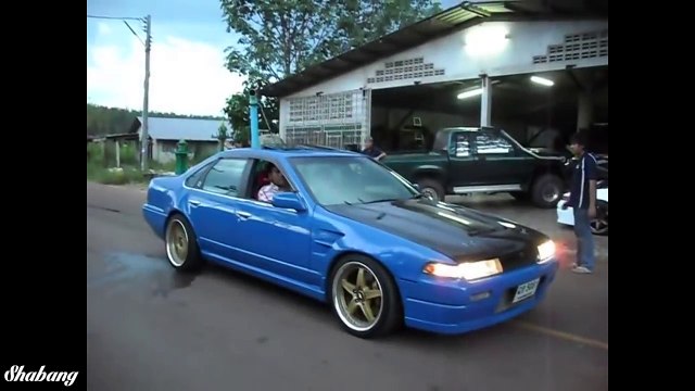 Nissan Cefiro A31 Compilation Burnouts - Exhausts