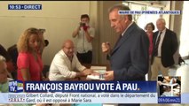 VIDÉO - François Bayrou a voté à Pau