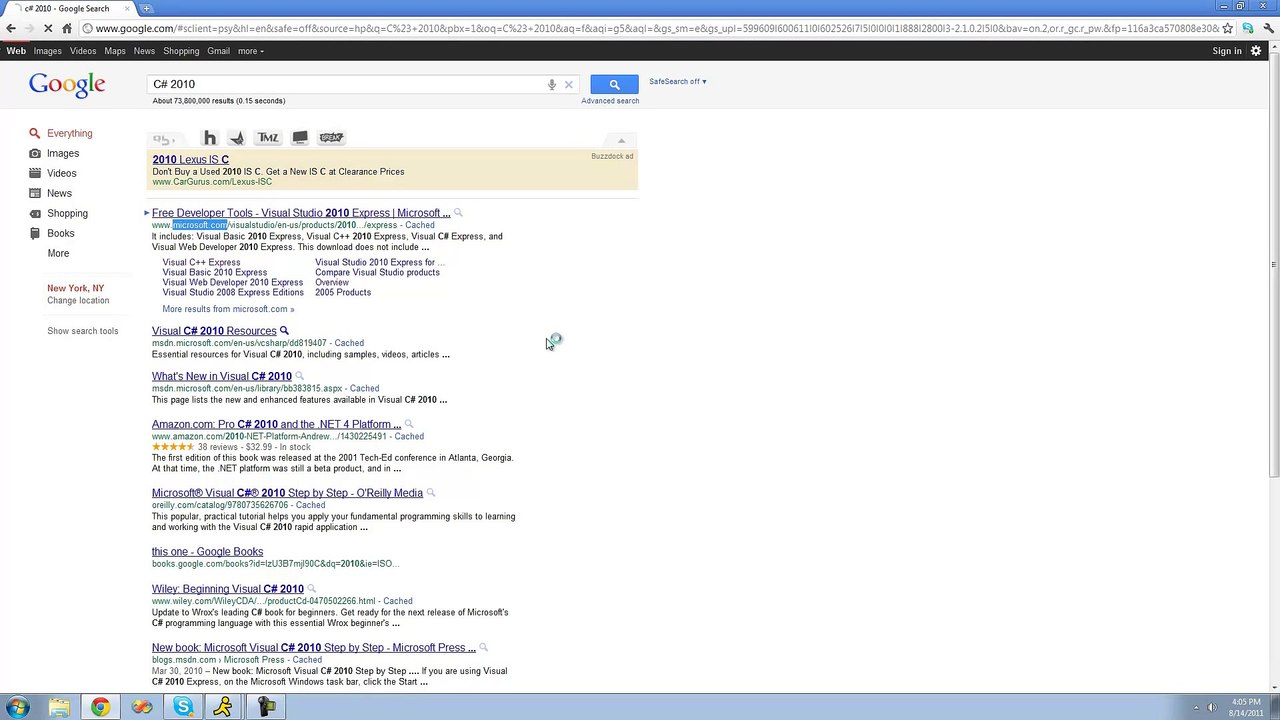 C# Beginners Tutorial - 1 - Introduction and Installing C# 2010