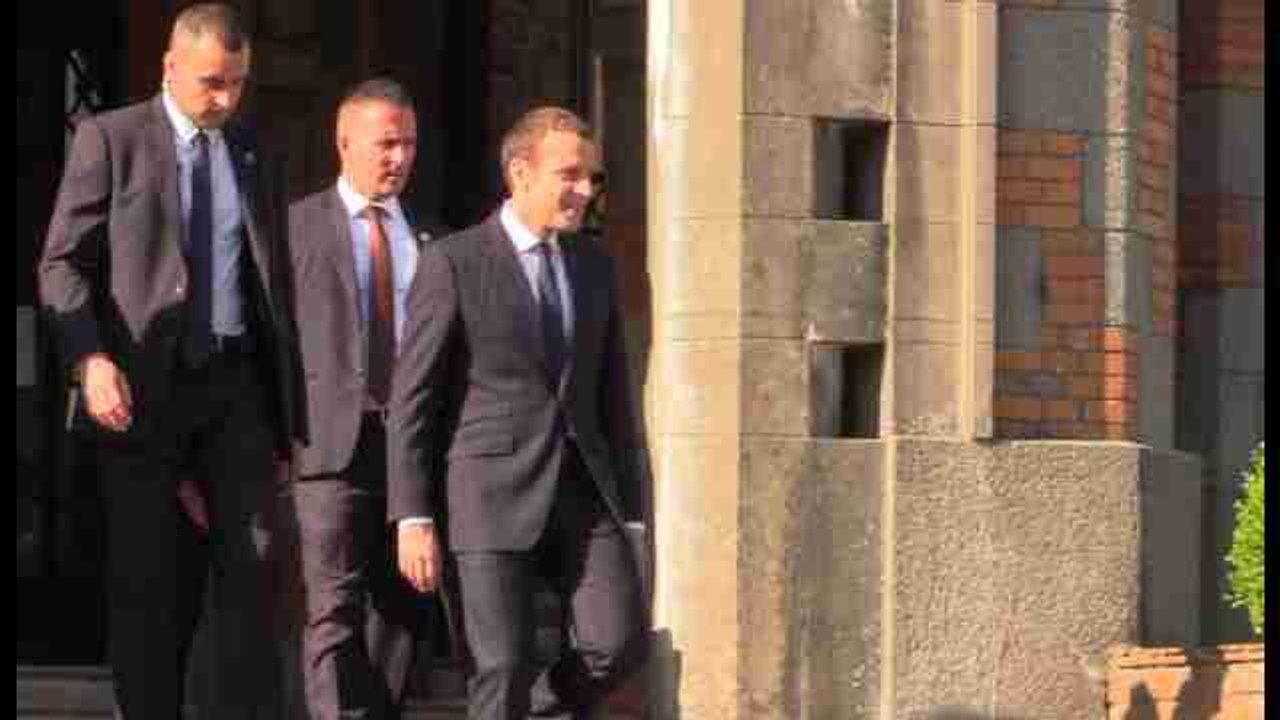 Macron vota en Le Touquet durante la segunda vuelta de las legislativas francesas