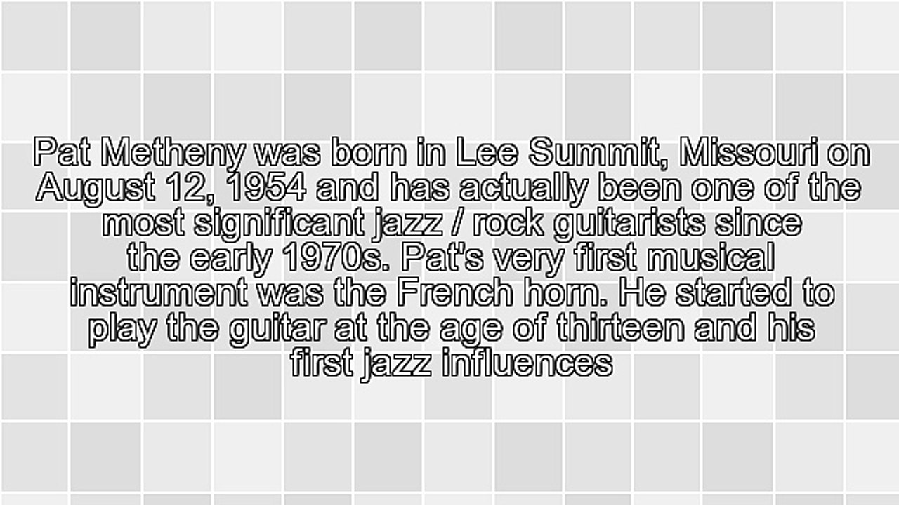 Jazz Fusion Guitar - Pat Metheny Plays Dazzling Solos!