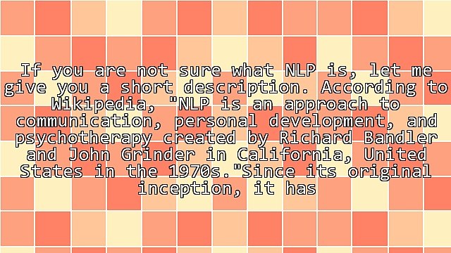 Can You Use NLP (Neuro Linguistic Programming) In Sales?